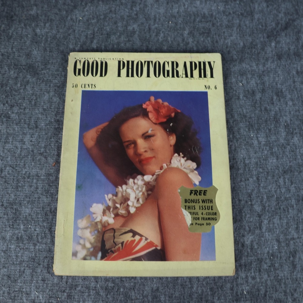 Vintage Good Photography Magazine Vol 1 No 6 1941 Fawcett Photo Illustrated USA